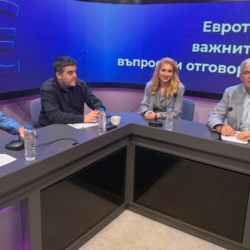 Председателят на КЗП Мария Филипова участва в новия епизод от поредицата на Студио | КНСБ - „Еврото: важните въпроси и отговори“.